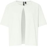 Pcbree Ss O-Neck Knit Cardigan Noos Bc, wit (bright white), L