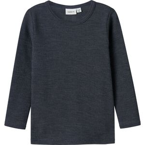 Top - Ronde Hals - Lange Mouwen - Wol - Regular Fit