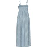 Pieces - Lange Jurk - Strepen - Trapeziumhals - Zonder Mouwen