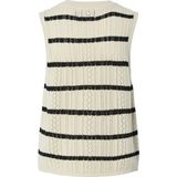 Gebreide Top - Ronde Hals - Mouwloos - Regular Fit - Strand Vrije Tijd