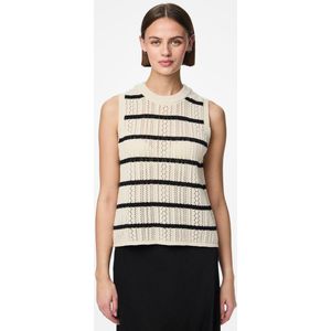 Gebreide Top - Ronde Hals - Mouwloos - Regular Fit - Strand Vrije Tijd