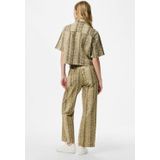 PIECES - Denim Blouse - Korte Mouwen - Regular Fit