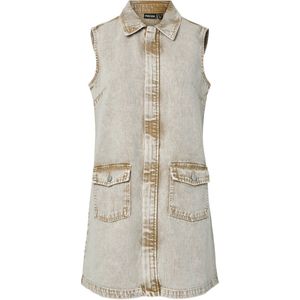 Pcfay - Denim Midi-jurk - Spijkerjurk - Mouwloos - Relaxed Fit