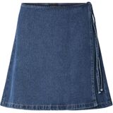 Pieces - Fibbo - Jeansrok - Gemêleerd - Katoenmix