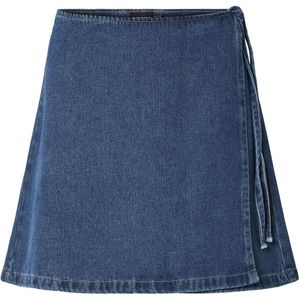 Pieces - Fibbo - Jeansrok - Gemêleerd - Katoenmix