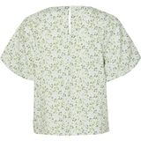 Pcfrona - Shirt - Katoen - Halflange Mouwen - Ronde Hals