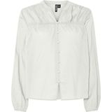 Pcfikenna - Blouse - V-hals - Lange Mouwen - Regular Fit