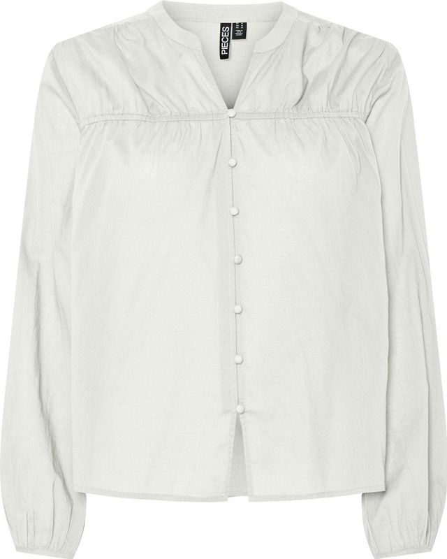 Pcfikenna - Blouse - V-hals - Lange Mouwen - Regular Fit