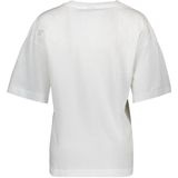 Pieces - Pcclaude Ss - Bedrukt T-shirt - Helder Wit - Dames