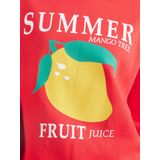 Pieces - Pcmaliah - Sweater - True Red - 50% Katoen, 50% Gerecycled Polyester