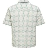 Only & Sons - Onscaiden Overhemd - Groen - 45% Linnen 35% Katoen 20% Gerecycled Katoen