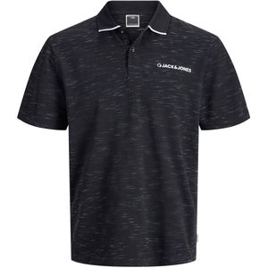 JACK & JONES PLUS SIZE - Polo - Zwart - Katoen/Polyester