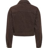Only - ONLANLIE-ANIMAL - Jeansjack - Chicory Coffee - Lange Mouwen