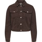 Only - ONLANLIE-ANIMAL - Jeansjack - Chicory Coffee - Lange Mouwen
