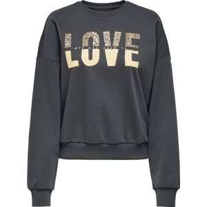 Only - Tammie Leo Print - Sweater - Zwart - Goud