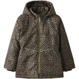 NAME IT - Tussenseizoen Jas - Jack - Met Afneembare Capuchon - Lange Mouwen - Print