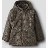 NAME IT - Tussenseizoen Jas - Jack - Met Afneembare Capuchon - Lange Mouwen - Print