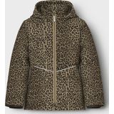 NAME IT - Tussenseizoen Jas - Jack - Met Afneembare Capuchon - Lange Mouwen - Print