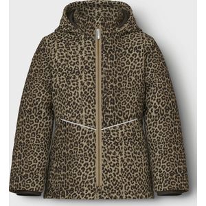 NAME IT - Tussenseizoen Jas - Jack - Met Afneembare Capuchon - Lange Mouwen - Print