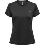 Sport - T-shirt - Zwart - Katoen - Regular Fit