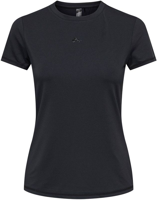 Sport - T-shirt - Zwart - Katoen - Regular Fit