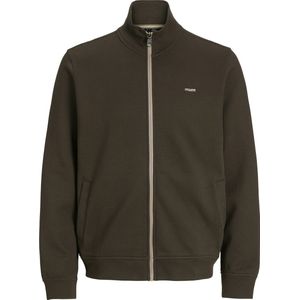 JACK&JONES - JPRBLUALVES - Sweatvest - Zwart - Ritssluiting - Hoge Hals