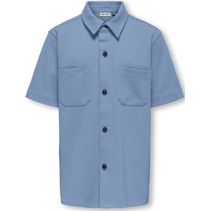 ONLY & SONS - Overhemd - Korte Mouwen - Polyester Viscose Elastaan
