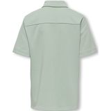 ONLY & SONS JUNIOR - Overhemd - Zachtgroen - Korte Mouwen - Regular Fit