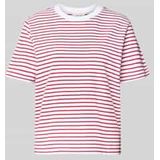 Selected Femme - ESSENTIAL - T-shirt - Boxy Fit - Gestreept - Puur Katoen