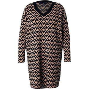 Vmcaria - Korte Jurk - Gebreide Jurk - V-Hals - Lange Mouwen - Regular Fit