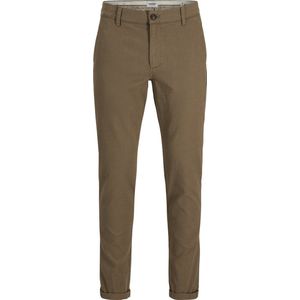 Chino - Katoen - Geometrisch Patroon - Slim Fit - Lage Taille