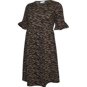 Mlmaria - Zwangerschapsjurk - U-Hals - Korte Mouwen - Regular Fit