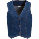 Jacqueline de Yong - Jdyclaudia - Gilet - Blue Denim - Katoenmix