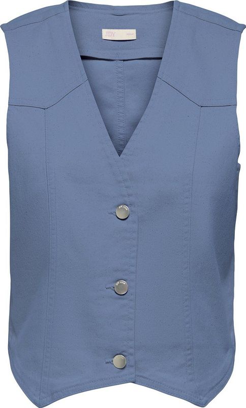 Jacqueline de Yong - Jdyclaudia - Gilet - Blue Denim - Katoenmix
