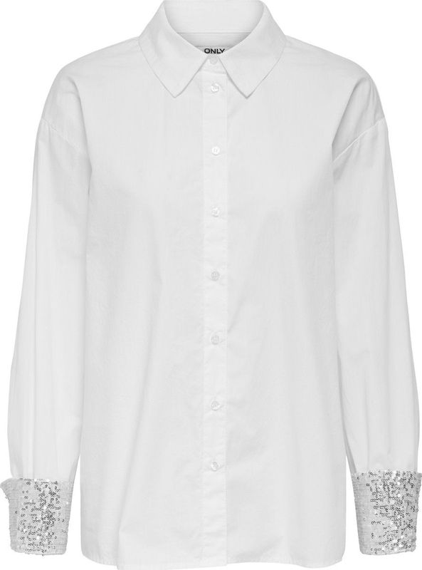Onlpanama - Overhemd - Met Pailletten Detail - Lange Mouwen - Regular Fit