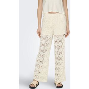 JDY - JDYEva - Broek - Wolwit - Wide Leg - Mid Waist