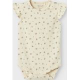 Name It - NbfJannis - Bodysuit S/S - Gebleekt Zand - Katoen
