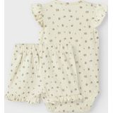 Name It - NbfJannis - Bodysuit S/S - Gebleekt Zand - Katoen