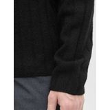 Jack & Jones - JJEBRADLEY CARTER - Gebreide Trui - Zwart - Ronde Hals - Lange Mouwen