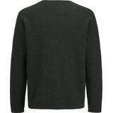 Basic Knit - Gebreide Trui - Grijs - 50% Katoen, 35% Gerecycled Katoen, 15% Gerecycled Polyester