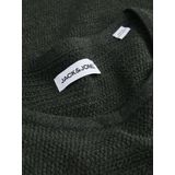 Basic Knit - Gebreide Trui - Grijs - 50% Katoen, 35% Gerecycled Katoen, 15% Gerecycled Polyester