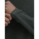 Basic Knit - Gebreide Trui - Grijs - 50% Katoen, 35% Gerecycled Katoen, 15% Gerecycled Polyester