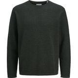 Basic Knit - Gebreide Trui - Grijs - 50% Katoen, 35% Gerecycled Katoen, 15% Gerecycled Polyester