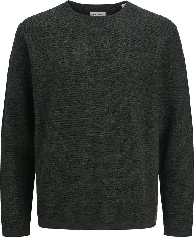 Basic Knit - Gebreide Trui - Grijs - 50% Katoen, 35% Gerecycled Katoen, 15% Gerecycled Polyester