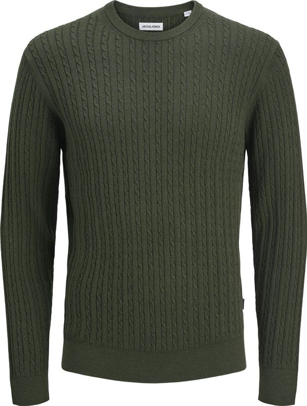 Jack & Jones - JJEEMIL KNIT CABLE CREW NECK - Gebreide Trui - Duffel Bag