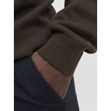 Jack & Jones - Jjeglobe Knit Crew Neck Noos - Bruine Trui