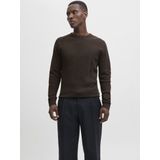 Jack & Jones - Jjeglobe Knit Crew Neck Noos - Bruine Trui