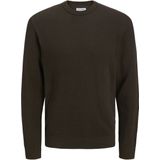 Jack & Jones - Jjeglobe Knit Crew Neck Noos - Bruine Trui