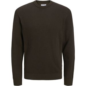Jack & Jones - Jjeglobe Knit Crew Neck Noos - Bruine Trui