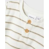 Name It - NBNOTERRY SS TOP SET - Cloud Dancer - 2-delig Huispak